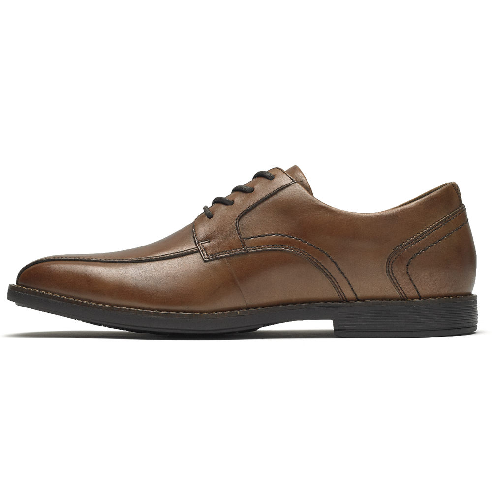 Rockport Mens Oxfords Brown - Slayter Bike Toe - UK 049-ZXEUTJ